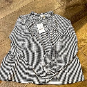 NWT Girls crewcuts long sleeve stripe top